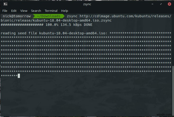 Linux में किसी फ़ाइल के भाग को स्थानांतरित करने के लिए Zsync का उपयोग कैसे करें 