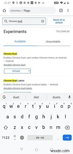 Android के लिए Chrome में मेनू बार को नीचे तक कैसे ले जाएं