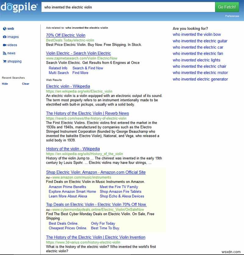 अन्य खोज इंजन Google से कैसे तुलना करते हैं 