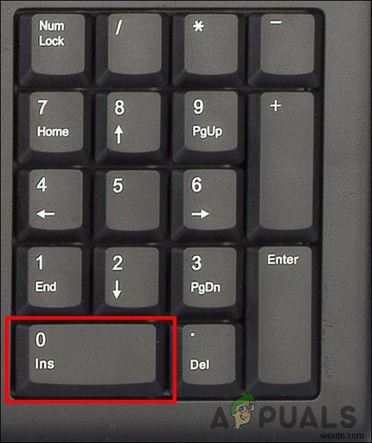 अगर यह आपके कीबोर्ड पर नहीं है तो इन्सर्ट की फंक्शन का उपयोग कैसे करें? 