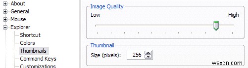 चित्रों के लिए Windows Explorer डिफ़ॉल्ट थंबनेल आकार कैसे बढ़ाएं