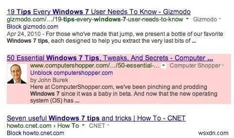 Google खोज परिणामों से कुछ वेबसाइटों को कैसे ब्लॉक करें