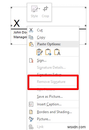 Microsoft Word दस्तावेज़ में हस्ताक्षर कैसे सम्मिलित करें