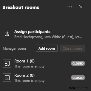 माइक्रोसॉफ्ट टीम में ब्रेकआउट रूम कैसे बनाएं 