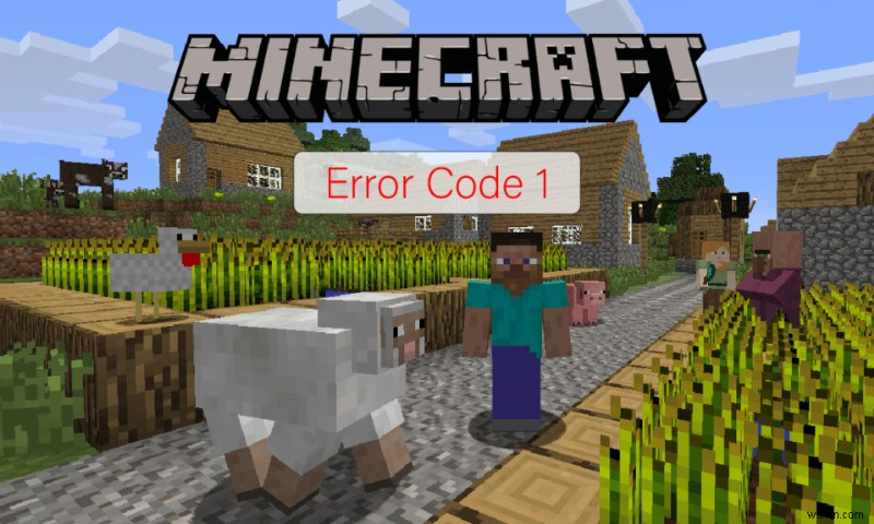 Minecraft पर त्रुटि कोड 1 का क्या अर्थ है? इसे कैसे जोड़ेंगे 
