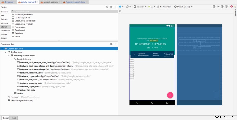 अपने Android ऐप का निर्माण कैसे शुरू करें:मॉकअप, UI और XML लेआउट बनाना 