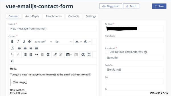 ईमेलजेएस के साथ अपने Vue.js एप्लिकेशन से ईमेल कैसे भेजें 