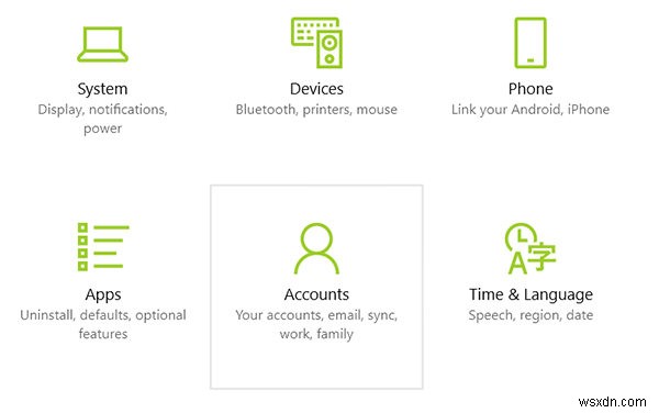 Windows 10 में अपने उपयोगकर्ता खाते के लिए पासवर्ड कैसे सेट करें