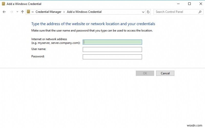 Windows 10 में नेटवर्क क्रेडेंशियल क्या हैं