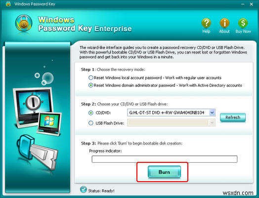 Windows 8, 7, Vista, XP के लिए Windows पासवर्ड रीसेट डिस्क कैसे बनाएं?