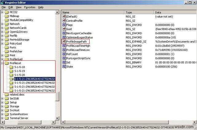 Windows 7 में त्रुटि:उपयोगकर्ता प्रोफ़ाइल सेवा लॉगऑन में विफल रही। उपयोगकर्ता प्रोफ़ाइल लोड नहीं की जा सकती।
