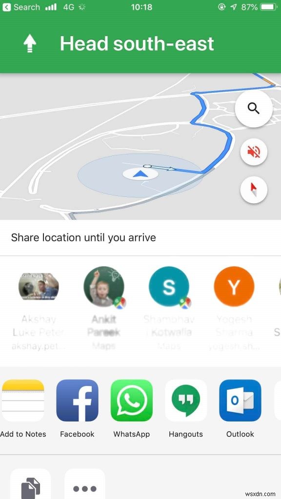 iPhone पर Google मानचित्र का उपयोग करके मित्रों के साथ रीयल-टाइम स्थान कैसे साझा करें?