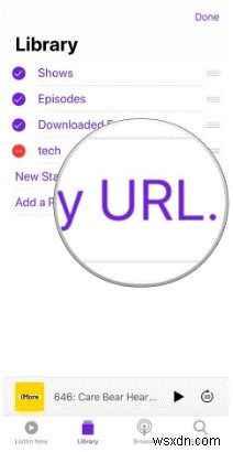 यूआरएल का उपयोग करके पॉडकास्ट जोड़ने का सबसे आसान तरीका