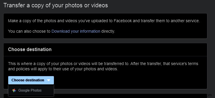 फेसबुक फोटो और वीडियो को गूगल फोटोज में कैसे ट्रांसफर करें?