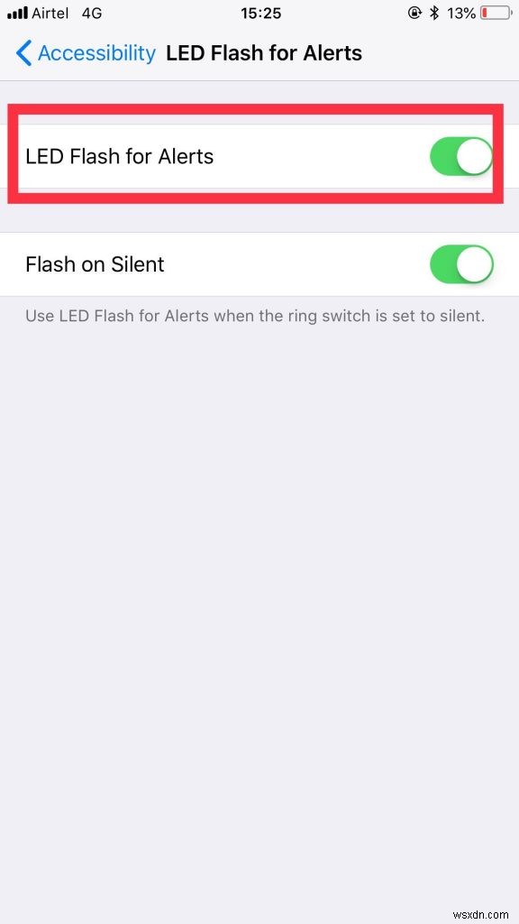 iPhone पर LED नोटिफिकेशन कैसे इनेबल करें