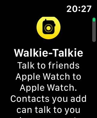 Apple Watch पर वॉकी-टॉकी का उपयोग कैसे करें