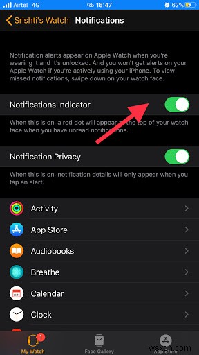 Apple Watch के रेड डॉट नोटिफिकेशन से कैसे छुटकारा पाएं?