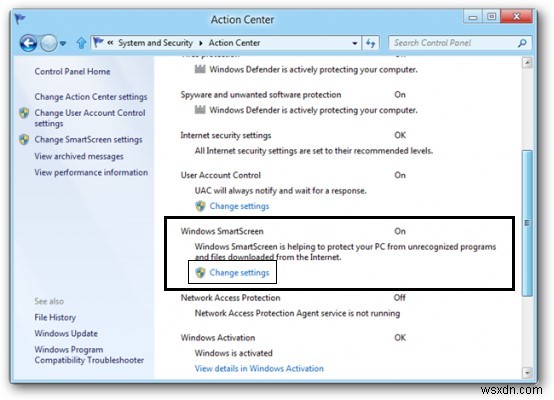 Windows 10 या 8 में स्मार्टस्क्रीन फ़िल्टर कैसे बंद करें?