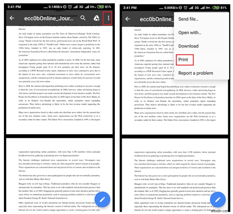 Android और iOS में PDF से पेज कैसे निकालें