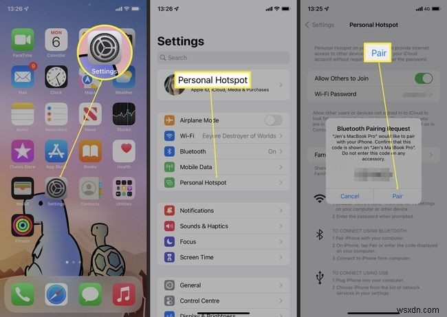 Mac से iPhone पर वाई-फाई पासवर्ड कैसे शेयर करें