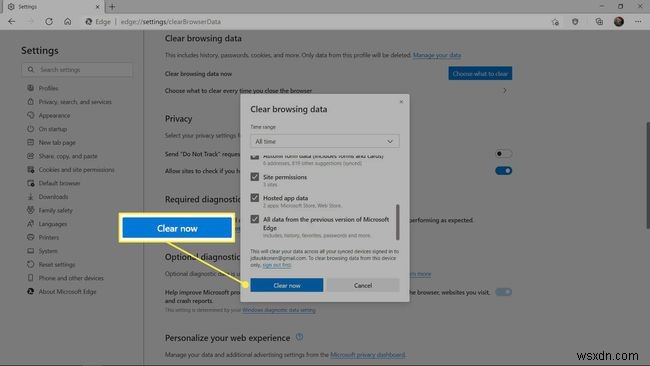 Microsoft Edge को रीसेट कैसे करें