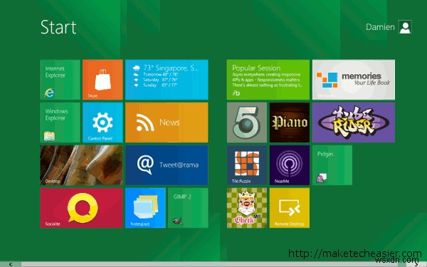 Windows 8 पर एक त्वरित नज़र