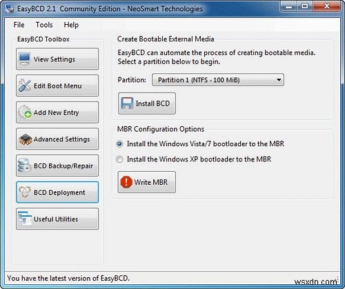EasyBCD के साथ अपने बूट लोडर को पुनर्स्थापित करें [Windows]