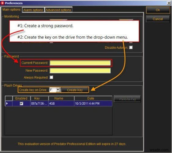 Predator के साथ अपने USB फ्लैश ड्राइव से कंप्यूटर लॉक करें