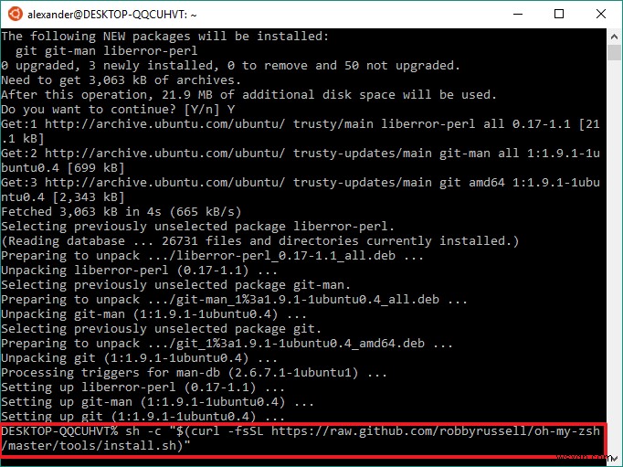 विंडोज 10 में zsh और Oh My Zsh कैसे इंस्टॉल करें