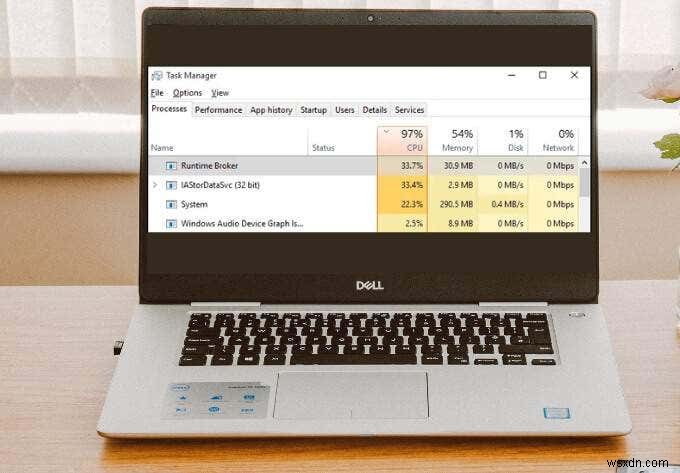 विंडोज 10 पर  iastordatasvc  हाई CPU उपयोग कैसे ठीक करें