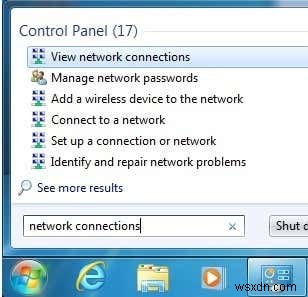 Windows 7 को वायरलेस के बजाय वायर्ड कनेक्शन उपयोग करने के लिए बाध्य करें