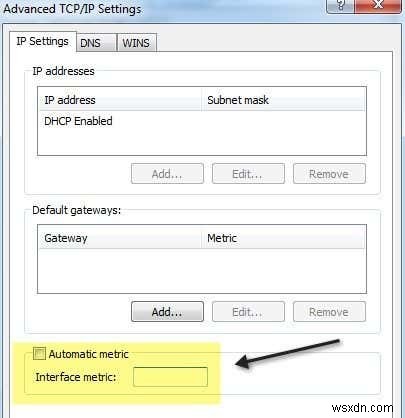Windows 7 को वायरलेस के बजाय वायर्ड कनेक्शन उपयोग करने के लिए बाध्य करें