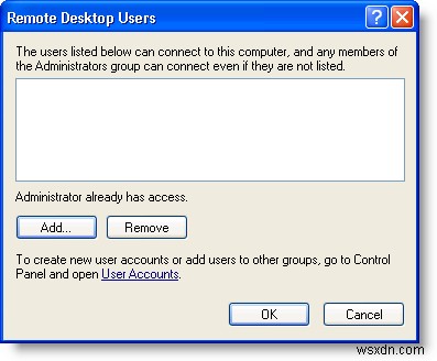 Windows XP या Windows Server 2003 कंप्यूटर को रिमोटली एक्सेस करना