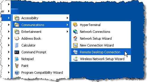 Windows XP या Windows Server 2003 कंप्यूटर को रिमोटली एक्सेस करना