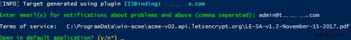 IIS वेब सर्वर / RDS पर फ्री Let s Encrypt TLS/SSL सर्टिफिकेट इंस्टॉल करना