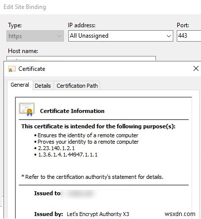 IIS वेब सर्वर / RDS पर फ्री Let s Encrypt TLS/SSL सर्टिफिकेट इंस्टॉल करना