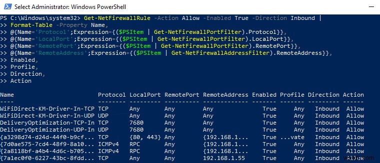 PowerShell के साथ Windows Firewall नियम कॉन्फ़िगर करना