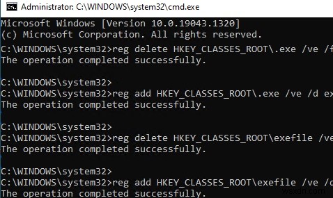 फिक्स: Windows पर एक्ज़ीक्यूटेबल (.EXE) फ़ाइलें नहीं खुल रही हैं