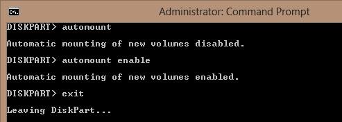 Windows स्वचालित रूप से ड्राइव लेटर असाइन नहीं करता