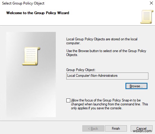 MLGPO का उपयोग करके लोकल Group Policy को नॉन-एडमिन या सिंगल यूज़र पर लागू करें