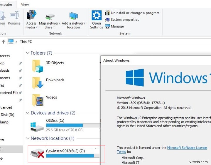 Windows 10 पर मैप्ड नेटवर्क ड्राइव पुनः कनेक्ट नहीं हो सके