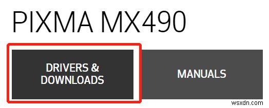 विंडोज 10/8/7/XP/विस्टा के लिए कैनन MX490 ड्राइवर डाउनलोड करें