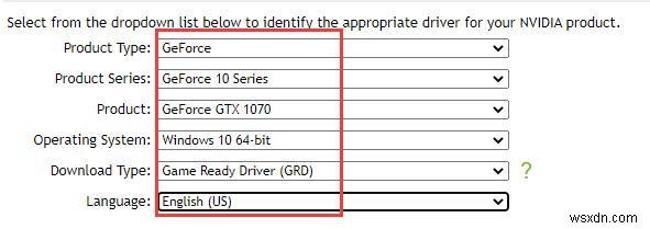 NVIDIA GTX 1070 ड्राइवर डाउनलोड और अपडेट