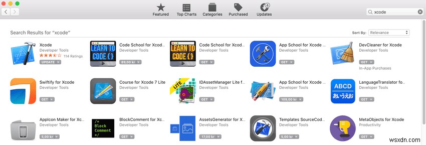 Xcode को कैसे अपडेट करें