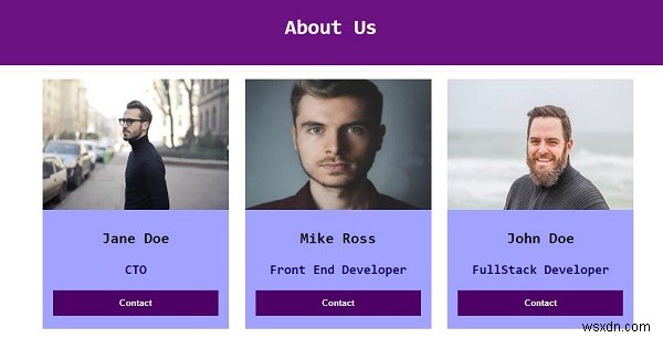 CSS से वेबसाइट के लिए अबाउट/अबाउट अस पेज कैसे बनाएं?