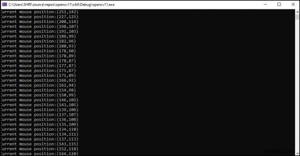 C++ में OpenCV का उपयोग करके माउस इवेंट के साथ कैसे काम करें