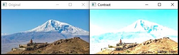 OpenCV में C++ का उपयोग करके कंट्रास्ट कैसे बदलें
