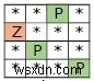 मैट्रिक्स में सुरक्षित सेल खोजें C++ में
