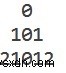 C++ प्रोग्राम त्रिकोणीय पैटर्न के लिए (0 के आसपास मिरर इमेज)