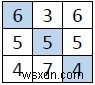 C++ का उपयोग करके 3x3 मैट्रिक्स के विकर्ण को भरें ताकि प्रत्येक पंक्ति, कॉलम और विकर्ण का योग समान हो